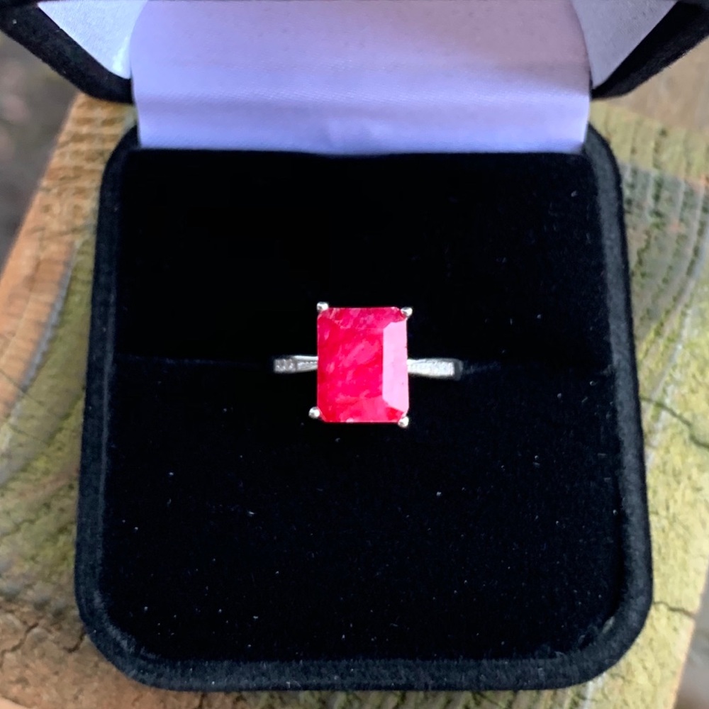 NATURAL RUBY RING - Picture 4 of 9